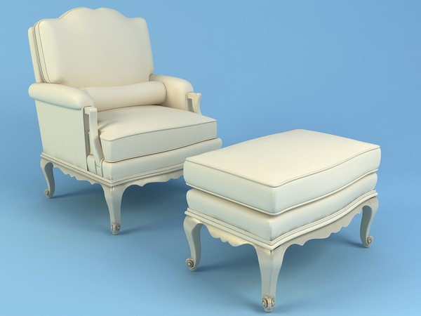 maya armchair salda padded - ArmchairSalda_padded stool.zip by kupfer